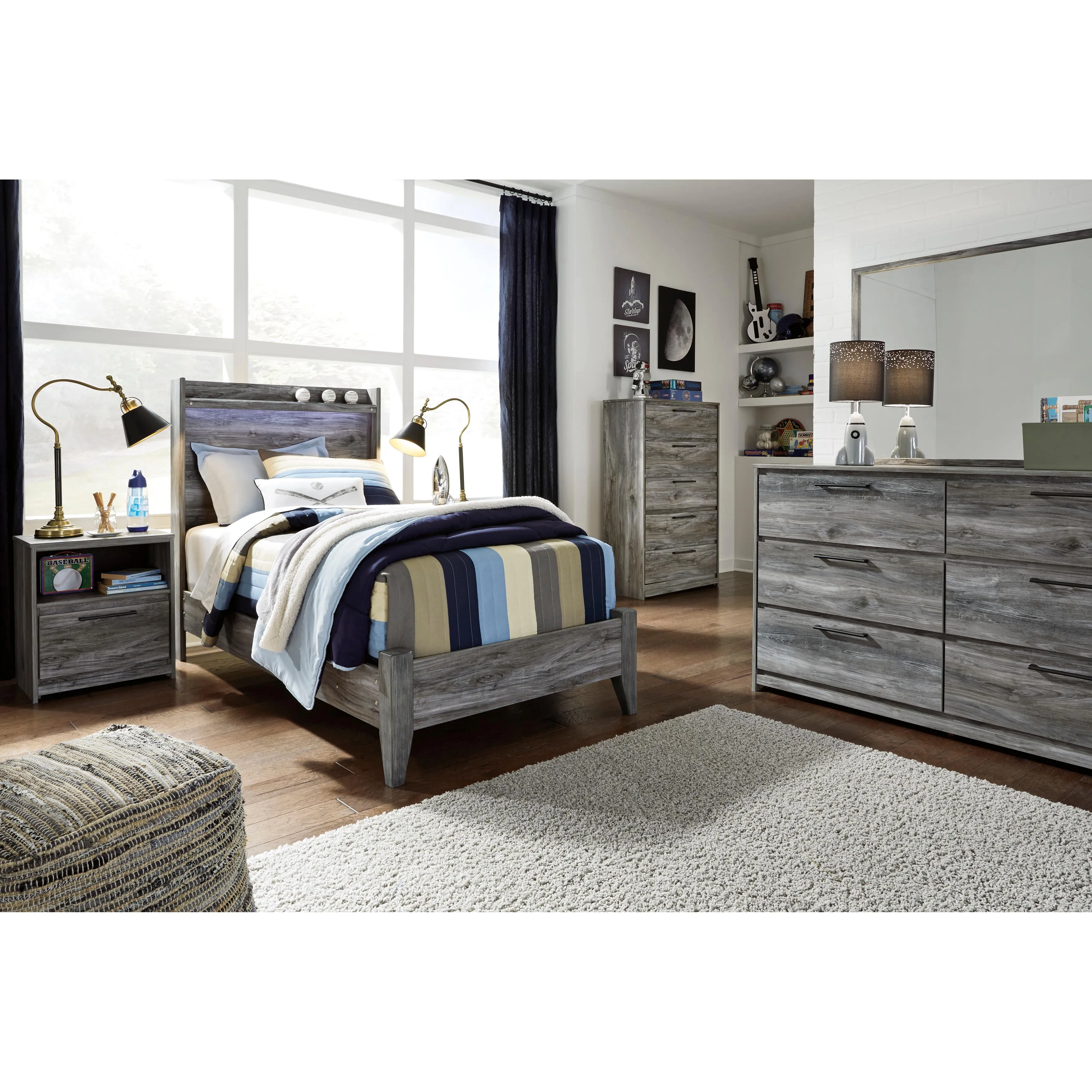Signature Design by Ashley Baystorm B221B20 Twin Panel Bed