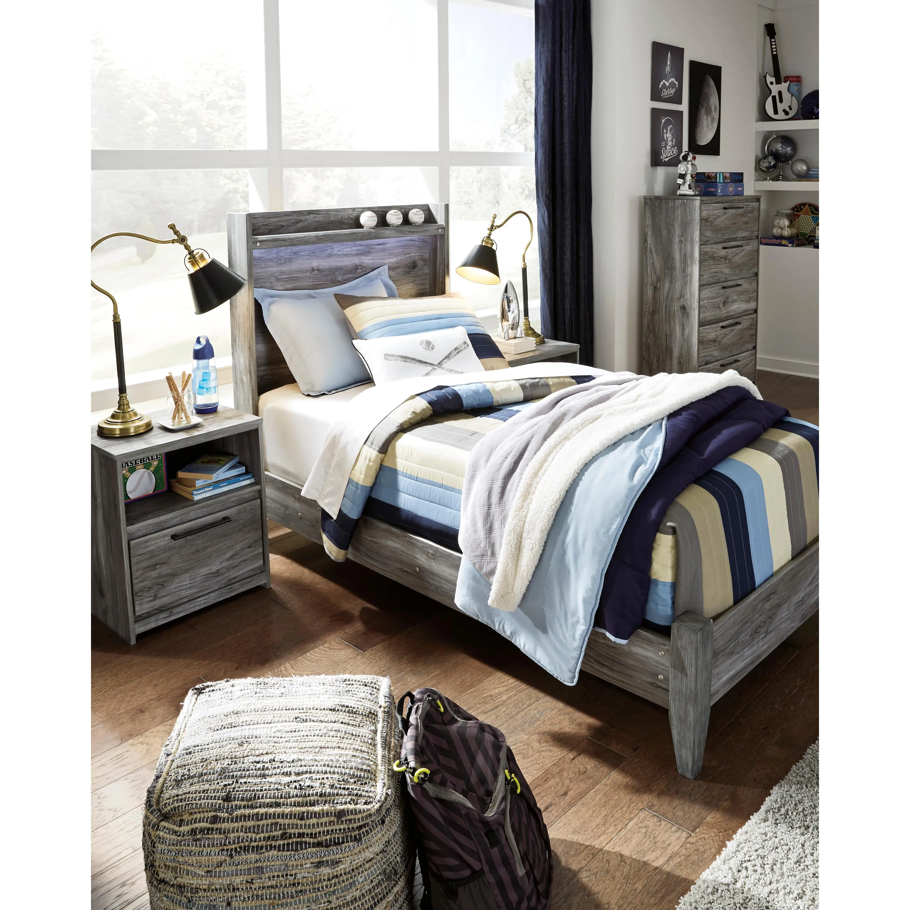 Signature Design by Ashley Baystorm B221B20 Twin Panel Bed