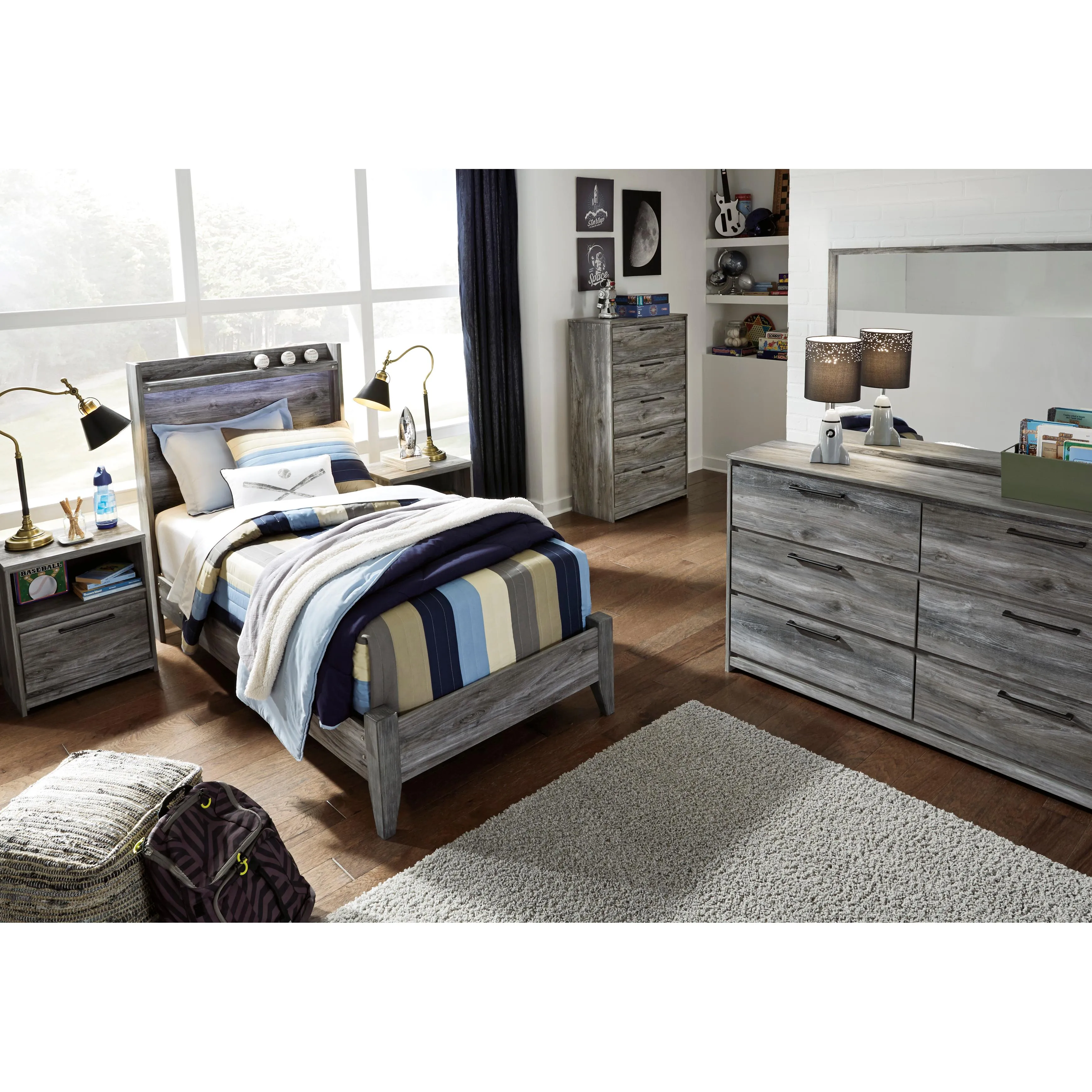 Signature Design by Ashley Baystorm B221B20 Twin Panel Bed