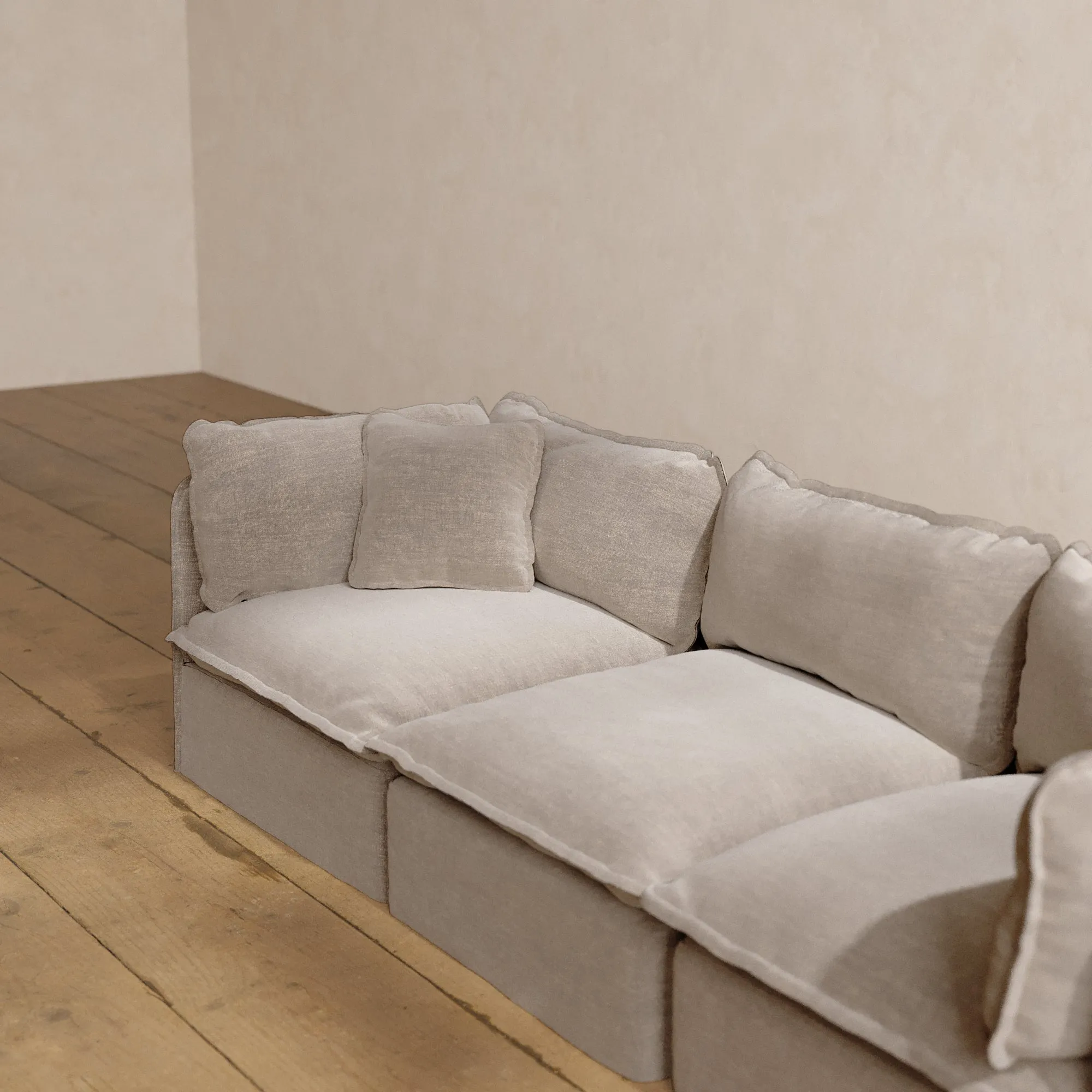 Square Performance Accent Pillow 16 x 16 in Mist