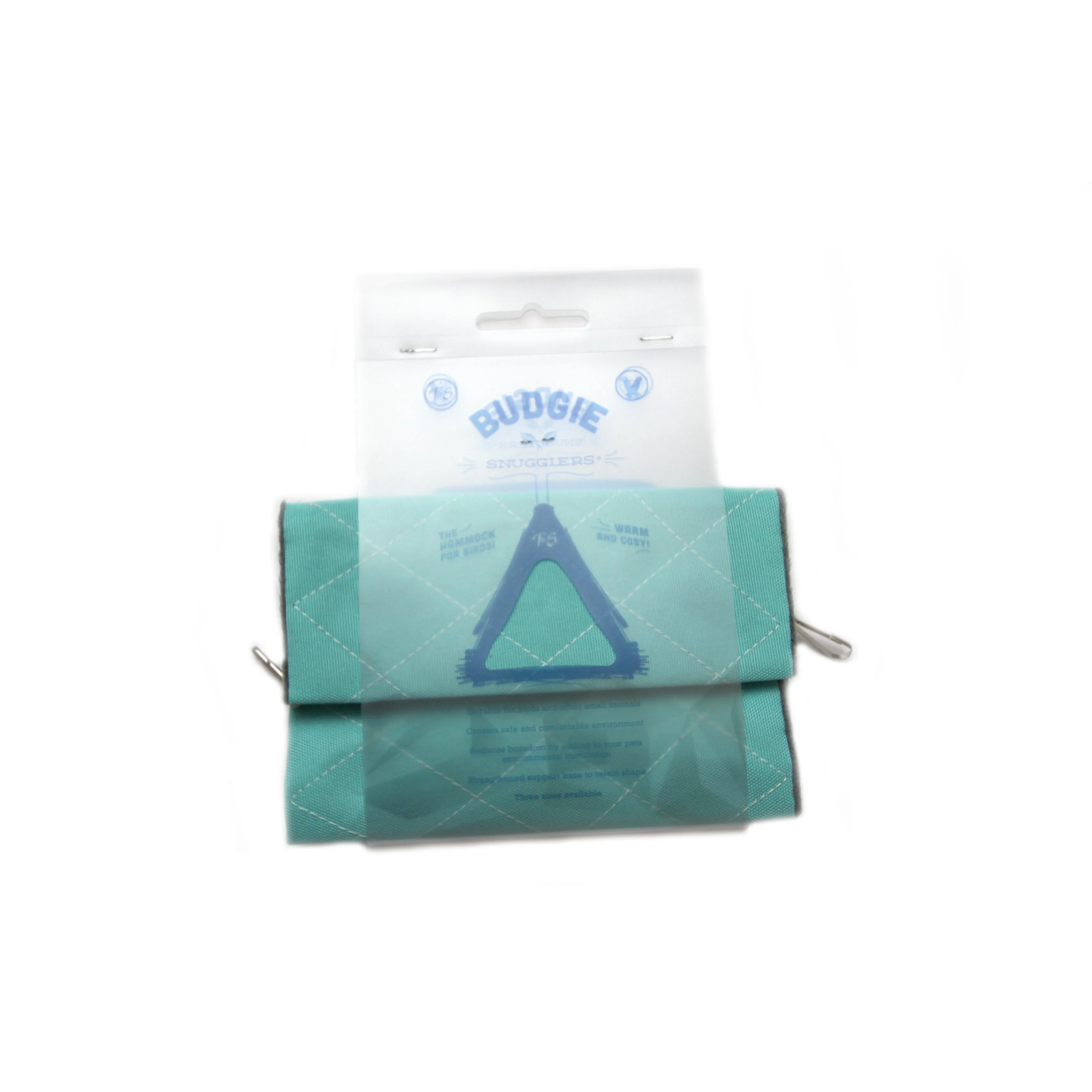 T&S Budgie Snuggler Bird Bed Turquoise Medium