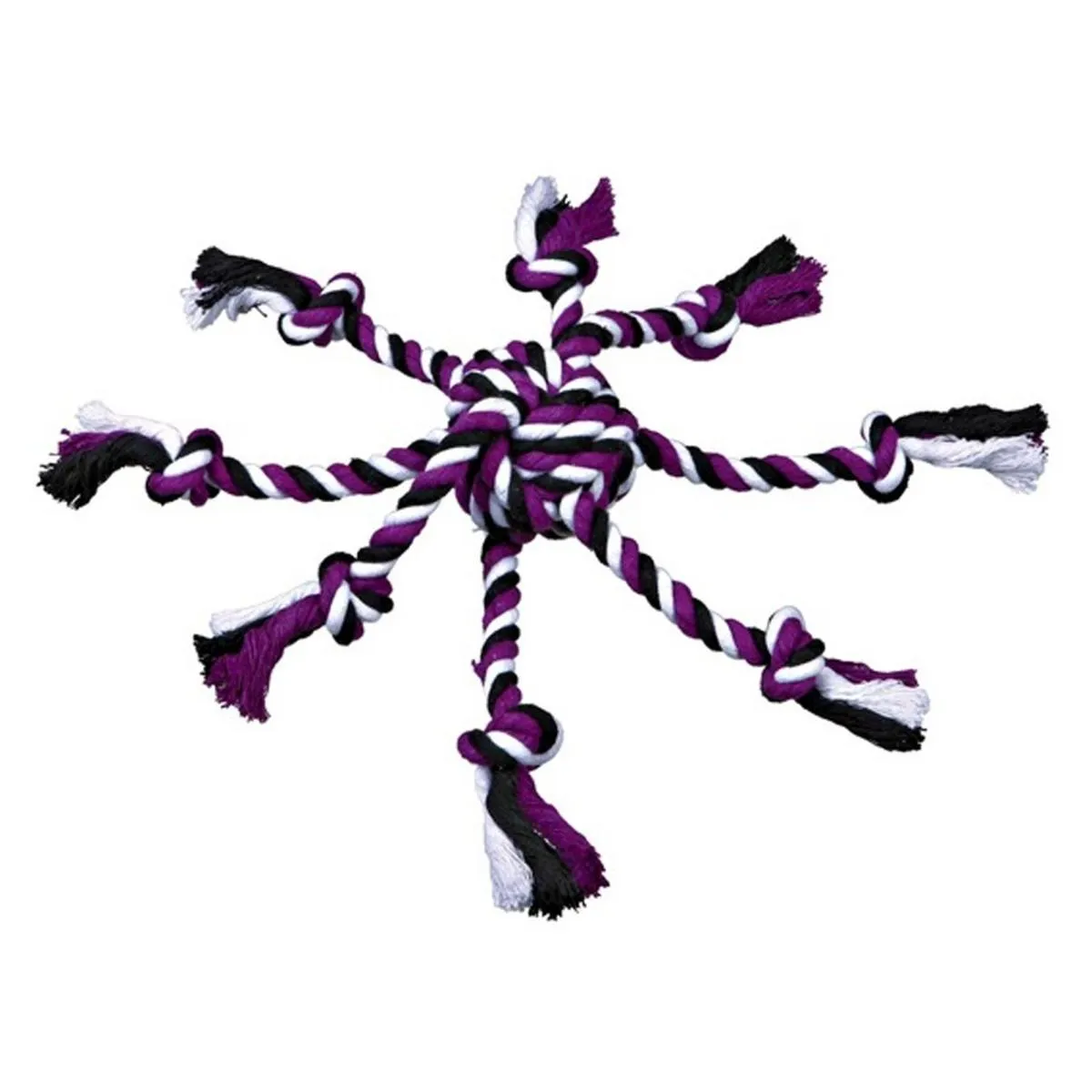 Trixie Denta Fun Rope Toy With Woven Ball