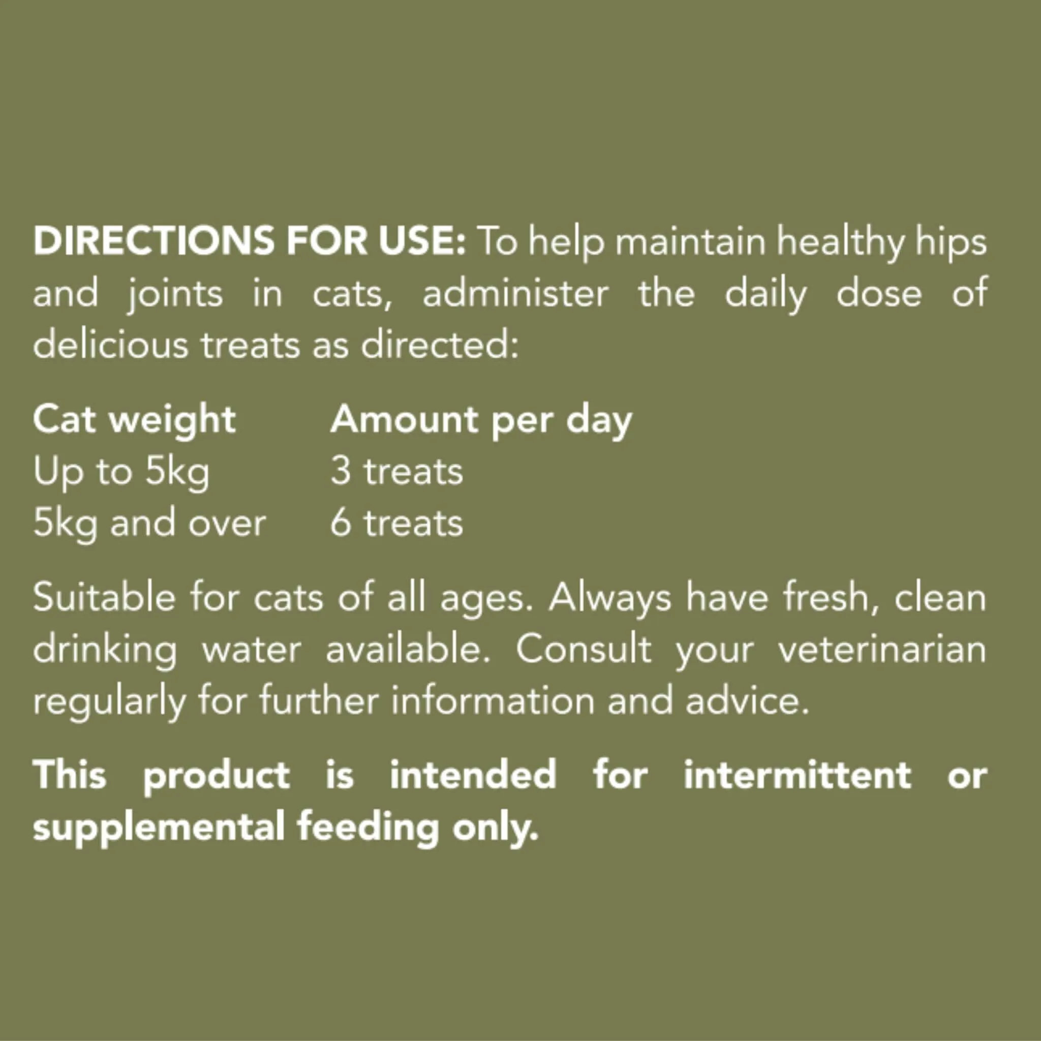 Vetalogica Hemp Clinicals Hip & Joint Treats for Cats 100g