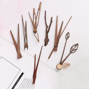 Walnut Wood DIY Wall Quartz Clock Hands Pointers Suitable for 12 14 inch Clocks