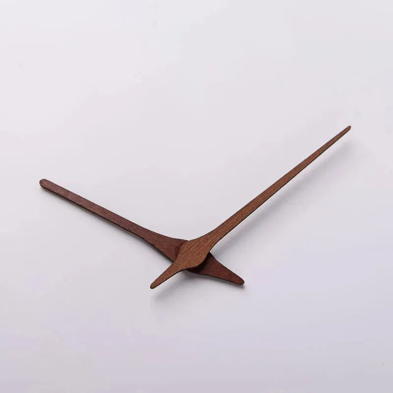 Walnut Wood DIY Wall Quartz Clock Hands Pointers Suitable for 12 14 inch Clocks