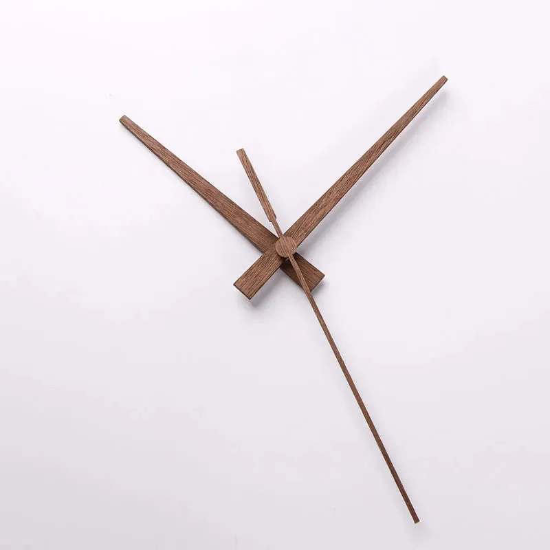 Walnut Wood DIY Wall Quartz Clock Hands Pointers Suitable for 12 14 inch Clocks