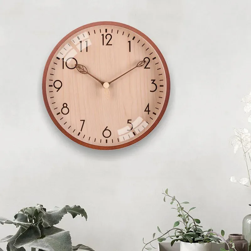 Walnut Wood DIY Wall Quartz Clock Hands Pointers Suitable for 12 14 inch Clocks