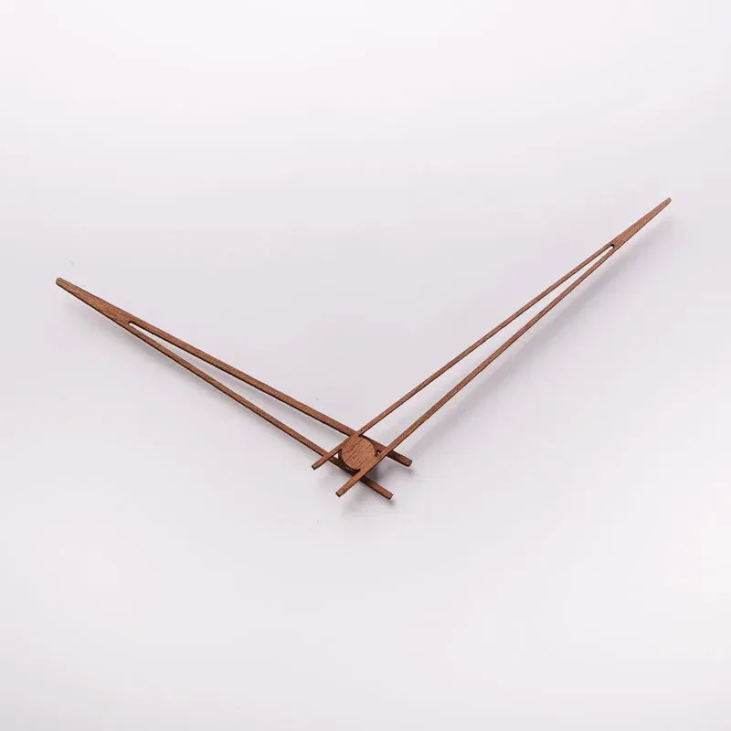 Walnut Wood DIY Wall Quartz Clock Hands Pointers Suitable for 12 14 inch Clocks