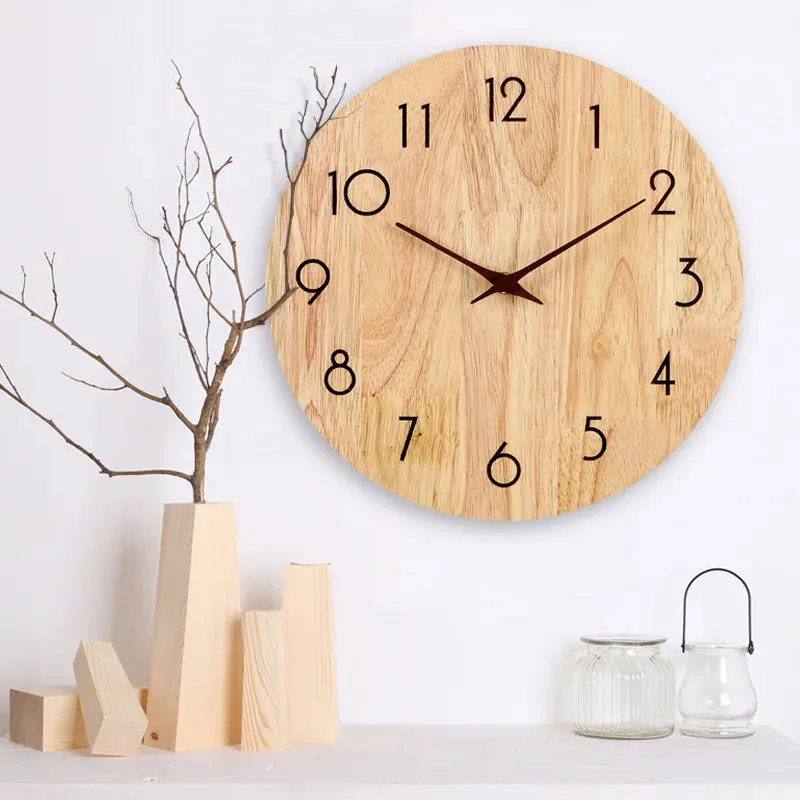 Walnut Wood DIY Wall Quartz Clock Hands Pointers Suitable for 12 14 inch Clocks