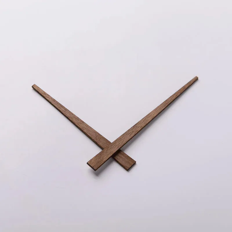 Walnut Wood DIY Wall Quartz Clock Hands Pointers Suitable for 12 14 inch Clocks