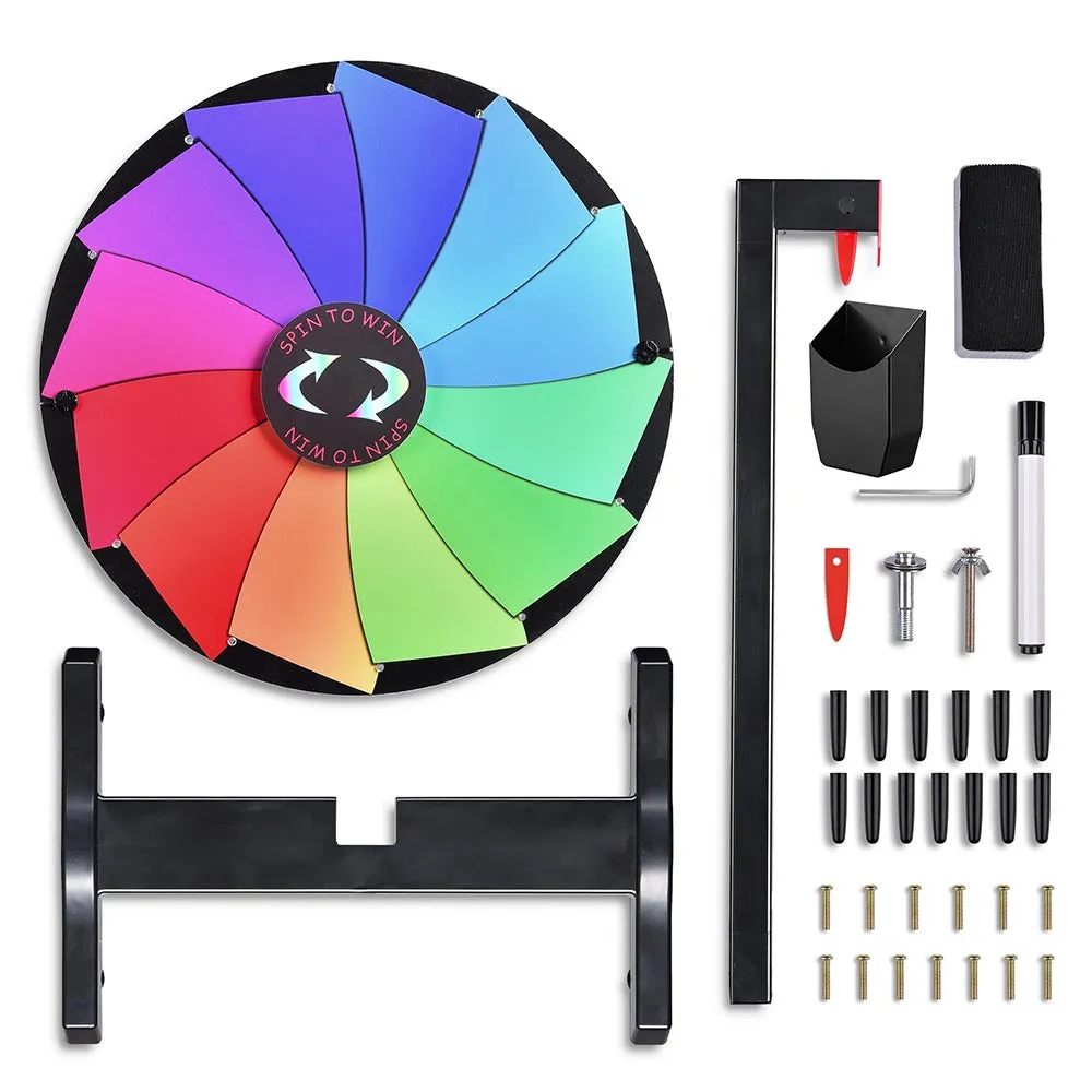 WinSpin 15" Tabletop Prize Wheel Dry Erase 12-Slot