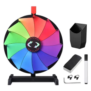 WinSpin 15" Tabletop Prize Wheel Dry Erase 12-Slot