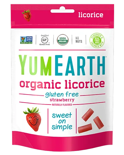YumEarth Organic Strawberry Licorice (142g)